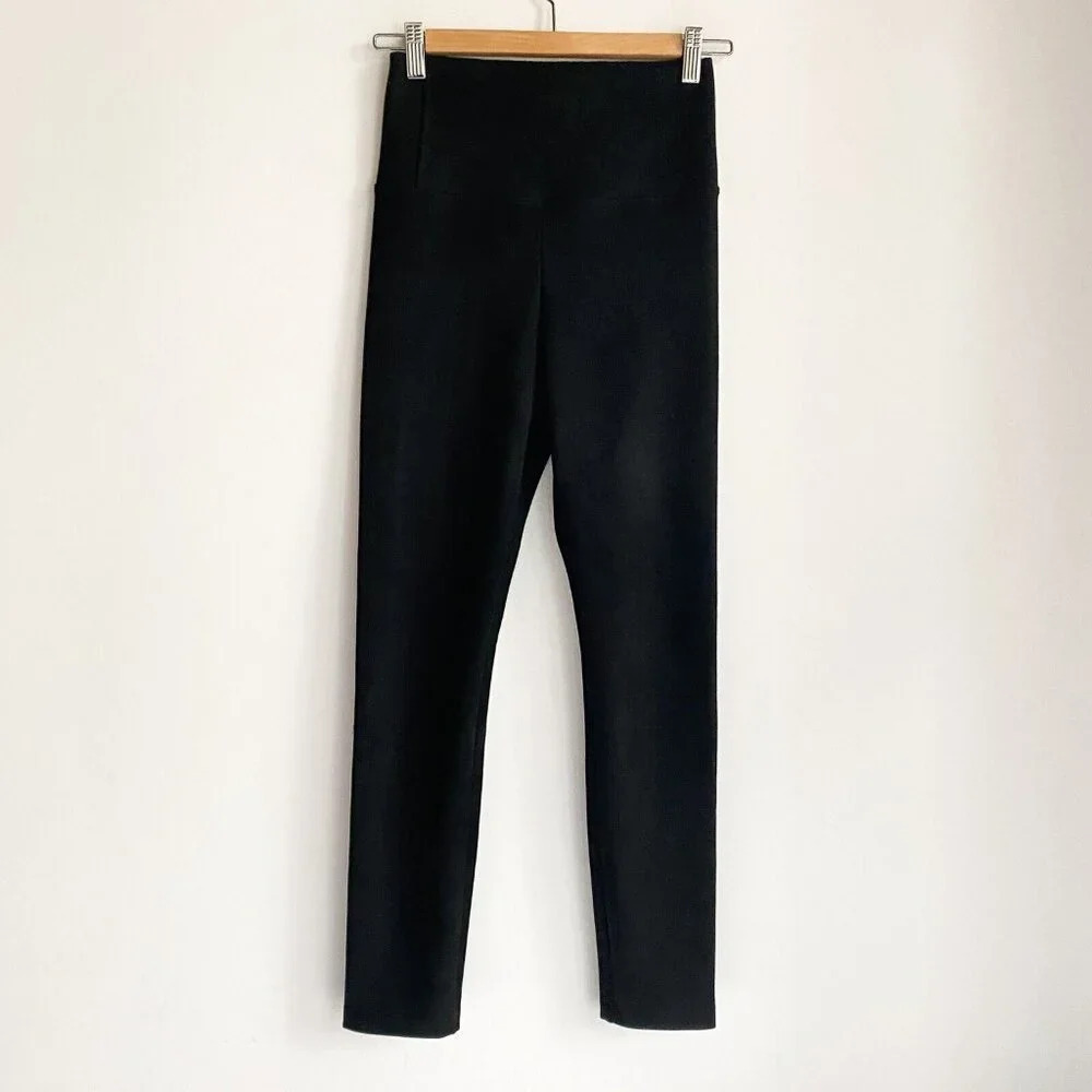 wilfred Free Black Faux Suede Classic High Rise Legging XS